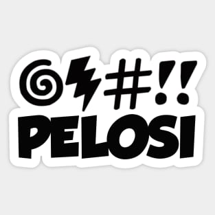 CURSE PELOSI! FREE SPEECH SHOP Sticker